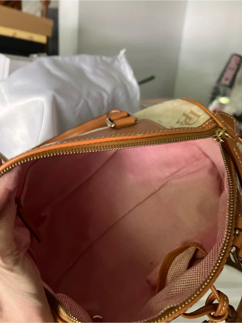 Dooney & Bourke structured satchel